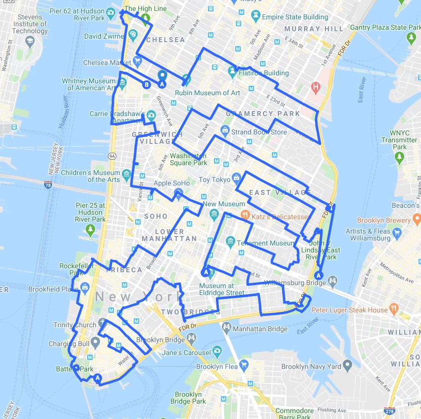 Week 9 route